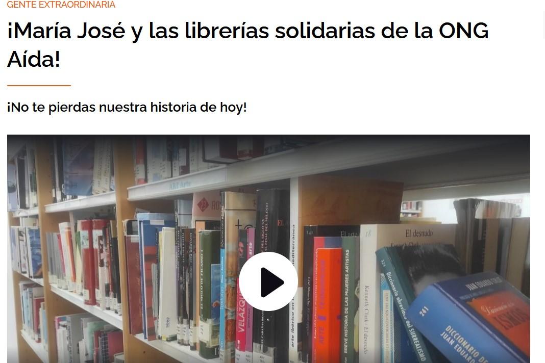 Gente extraodinaria en las  librerías solidarias de AIDA Books